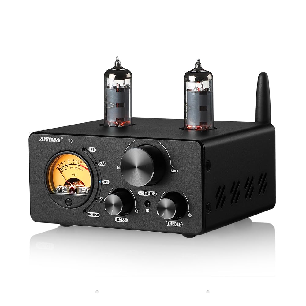AIYIMA TUBE-T9 真空管アンプ 本体【訳あり】 AIYIMA T9 Bluetooth 5.0 100W 2 チューブアンプ